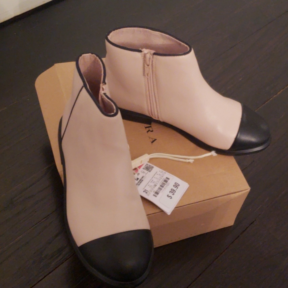 Zara girls ankle boots